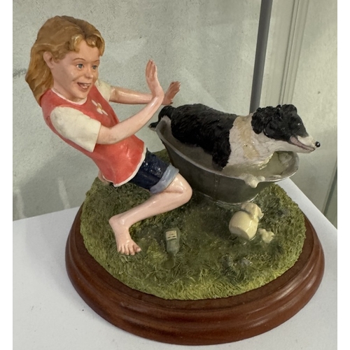 1727 - A Beswick Border Collie & 2 Border Fine Arts