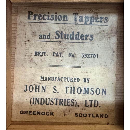 1882 - A  vintage boxed John S. Thomson precision tappers & studders