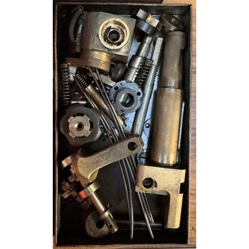 1930 - A quantity of spanner sockets, chuck keys & other tool parts