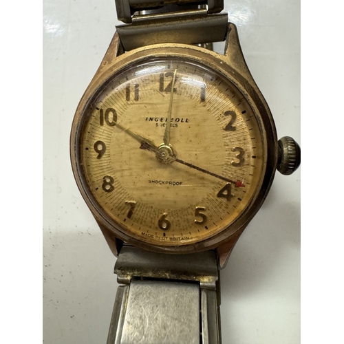 1838 - 3 wristwatches including Ingersol, Runa & Lorus