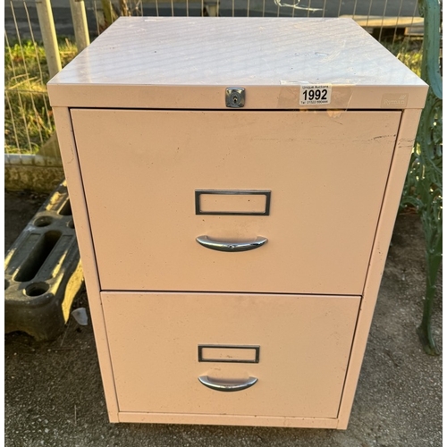 1992 - A 2 drawer filing cabinet