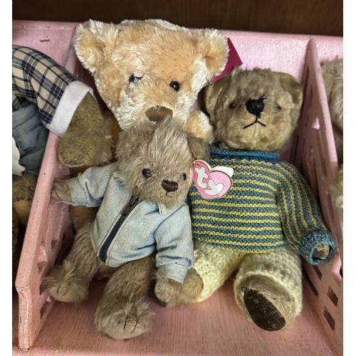 1882 - A quantity of Teddy Bears including Deans rag book, Co. centenary year limited edition No: 4676 'Hen... 