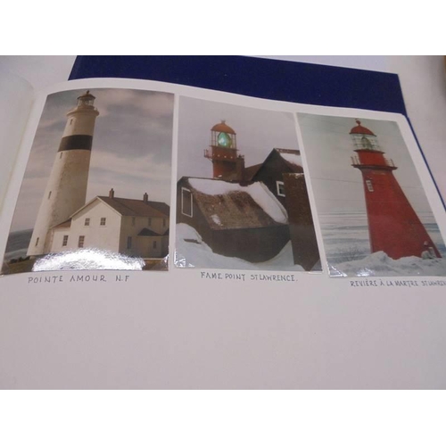 57 - Three albums of Lighthouse related postcards and original photographs from around the world.