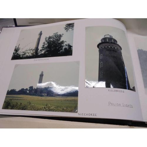 57 - Three albums of Lighthouse related postcards and original photographs from around the world.