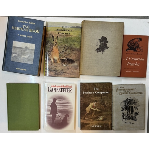 272 - A collection of 8 books on Poaching & Gamekeeping including I Walked By Night, The Autobiography Of ... 