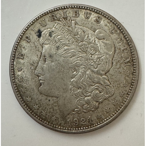 76 - 10 x 1920's silver Morgan dollars