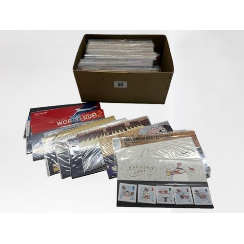 60 - A collection of Royal Mail presentation packs, well over £200 in face value