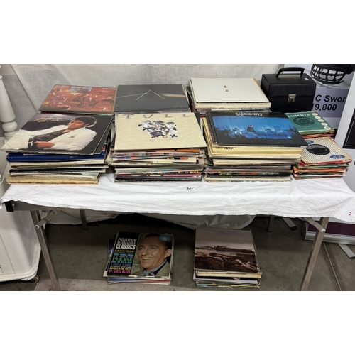 341 - A good collection of LP records