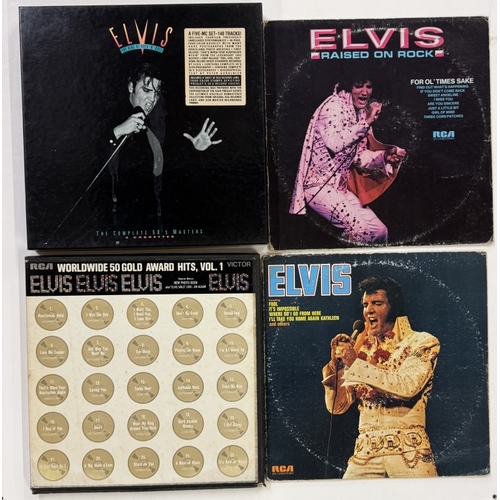 342 - A large quantity of Elvis LP's including Loving you 10