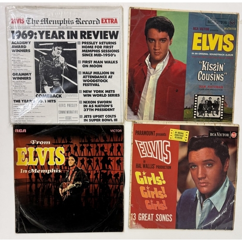 342 - A large quantity of Elvis LP's including Loving you 10