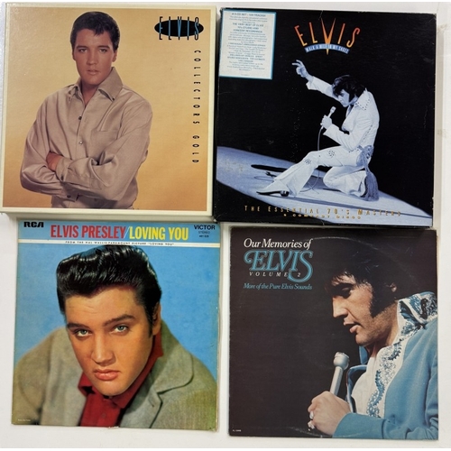 342 - A large quantity of Elvis LP's including Loving you 10