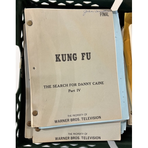 343 - A collection of Kung Fu Warner Bros manuscripts