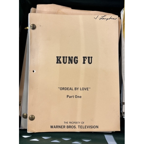 343 - A collection of Kung Fu Warner Bros manuscripts