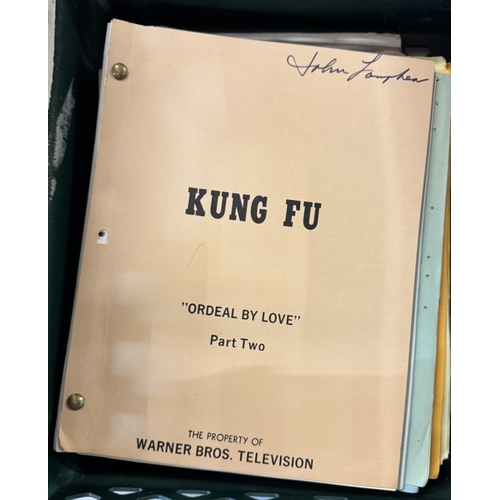 343 - A collection of Kung Fu Warner Bros manuscripts