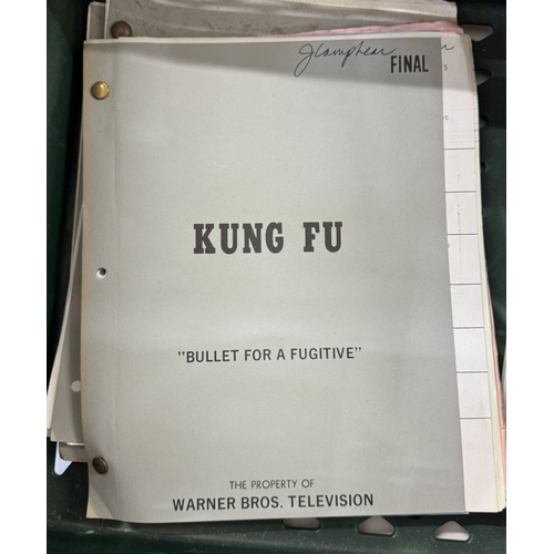 343 - A collection of Kung Fu Warner Bros manuscripts