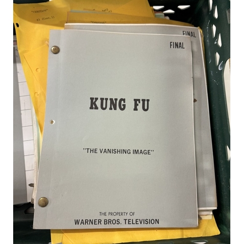 343 - A collection of Kung Fu Warner Bros manuscripts