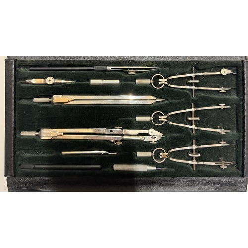 1937 - A vintage 'NOBEMA' drawing instruments geometry set