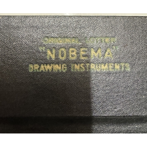 1937 - A vintage 'NOBEMA' drawing instruments geometry set