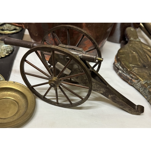 1942 - A quantity of copper, brass & silver plate