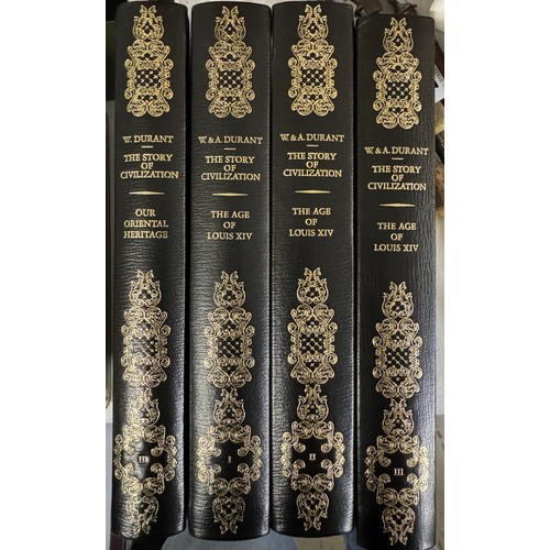 256 - A nice 32 volume set The Story Of Civilization 1967 published by Edito-Service Geneva