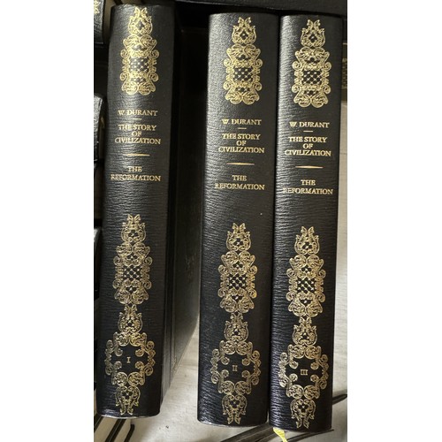 256 - A nice 32 volume set The Story Of Civilization 1967 published by Edito-Service Geneva