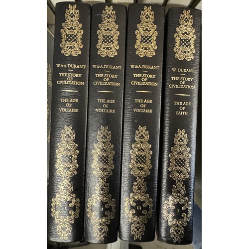 256 - A nice 32 volume set The Story Of Civilization 1967 published by Edito-Service Geneva