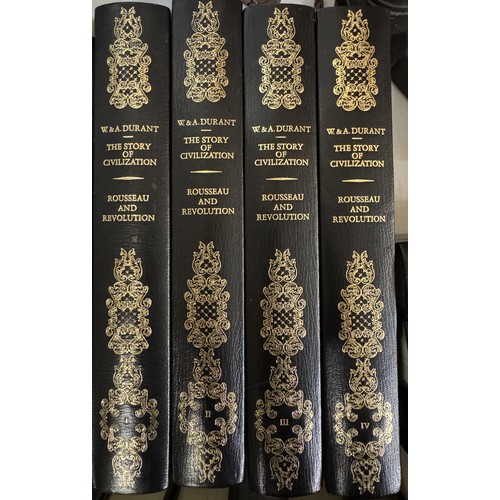 256 - A nice 32 volume set The Story Of Civilization 1967 published by Edito-Service Geneva