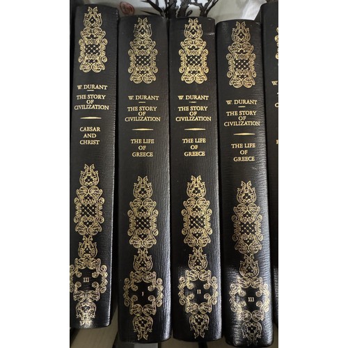 256 - A nice 32 volume set The Story Of Civilization 1967 published by Edito-Service Geneva