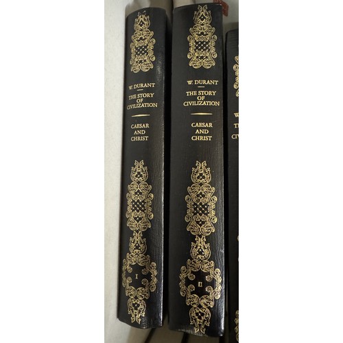 256 - A nice 32 volume set The Story Of Civilization 1967 published by Edito-Service Geneva