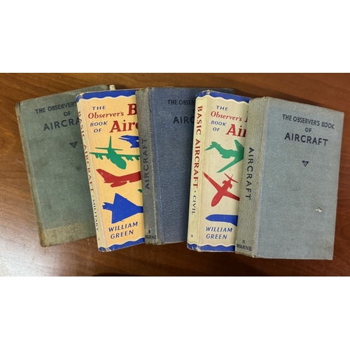 1999 - A quantity of vintage aircraft books including Observer