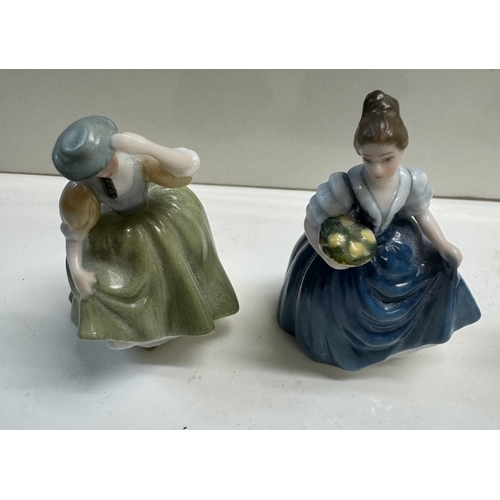 348 - 14 Royal Doulton small figurines