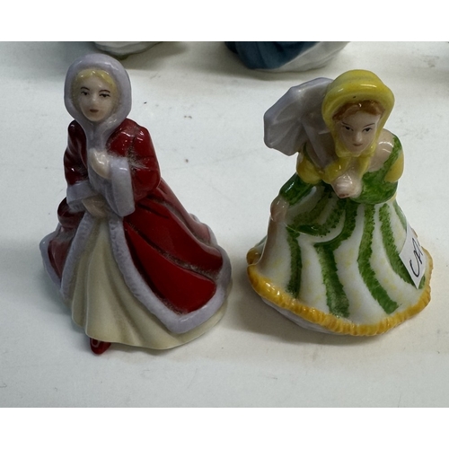 348 - 14 Royal Doulton small figurines