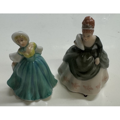 348 - 14 Royal Doulton small figurines