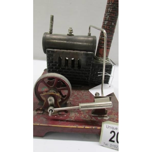 203 - A 1920/30's Doll & Co., Germany steam engine.