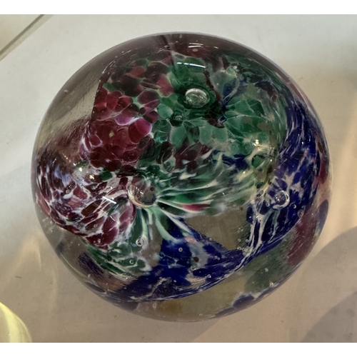 383 - 7 Paperweights including Caithness Ozone, other Caithness, Murano etc