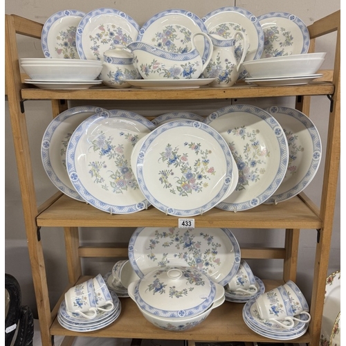 433 - A Royal Doulton 'Coniston' dinner set. No: H5030