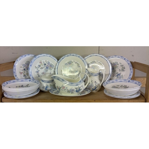 433 - A Royal Doulton 'Coniston' dinner set. No: H5030