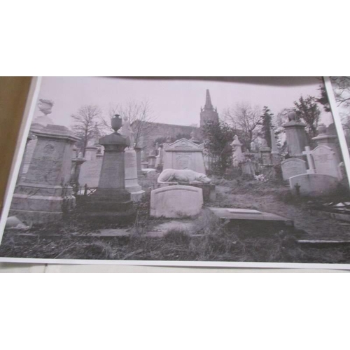 251 - Highgate Cemetery – A box containing several smaller boxes of glass negatives from the estate of the... 