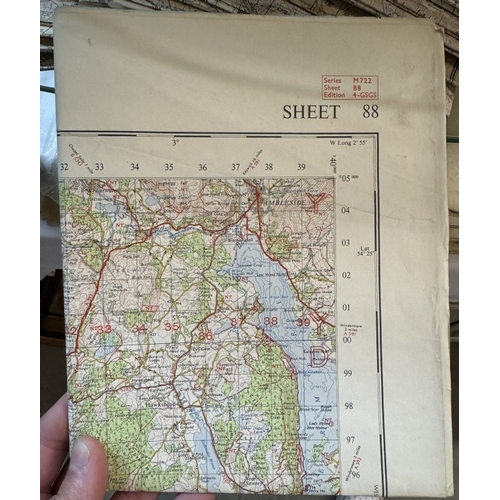 453 - A quantity of army ordnance Survey maps etc