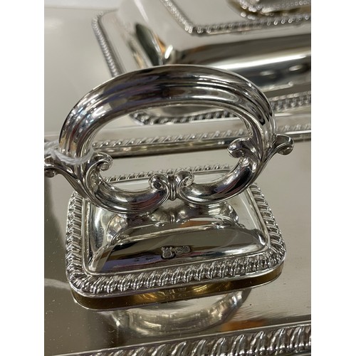 234 - Two Silver Tureens 1x4lb /1.84kg 1x4lb 1.82kg aprox