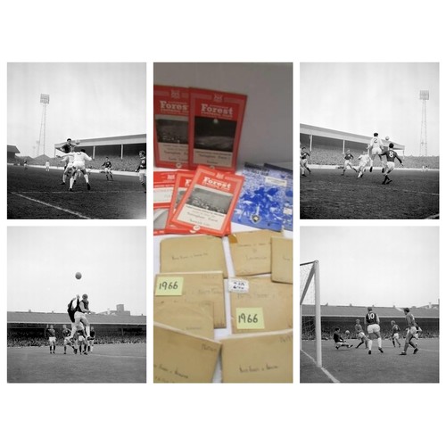 249 - Football – Original action negatives taken at six Nottingham Forest home games played in the
1965/19... 