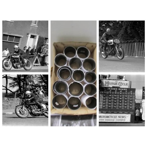 250 - Isle of Man TT – Small box containing 16 uncut rolls of 35mm negatives consisting of over 500 images... 