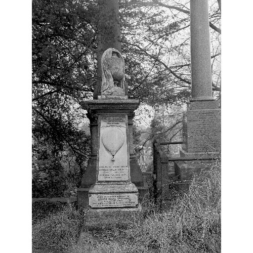 251 - Highgate Cemetery – A box containing several smaller boxes of glass negatives from the estate of the... 