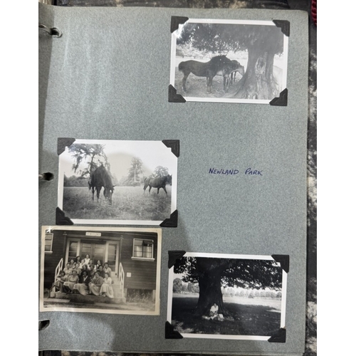 559 - An interesting collection of original albums, 1950's photographs including the grand tour Bruges & K... 