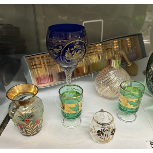 561 - A good lot of art glass including paperweights etc.