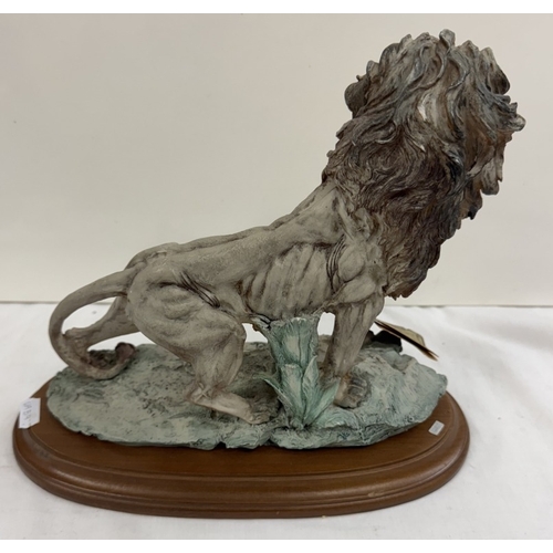 618 - A vintage Capodimonte  lion