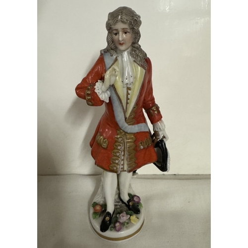 684 - 3 x 19th century European porcelain figures