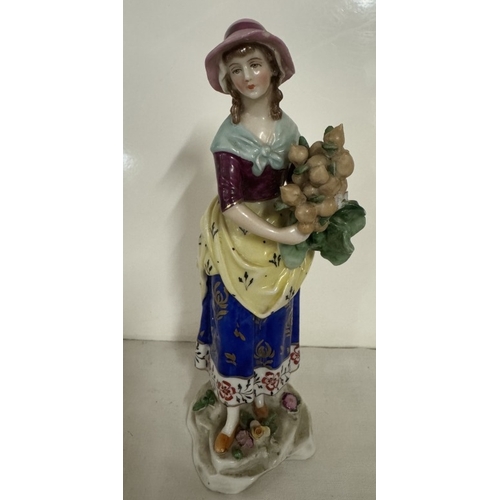 684 - 3 x 19th century European porcelain figures