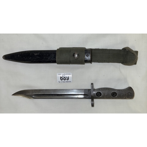 689 - An L1A2 Bayonet