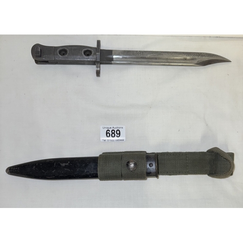 689 - An L1A2 Bayonet